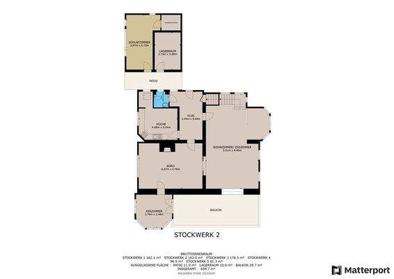 Grundriss EG und Anbau