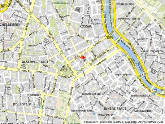 Geolyzer Kartenausschnitt