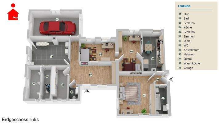 Grundrissvisualisierung