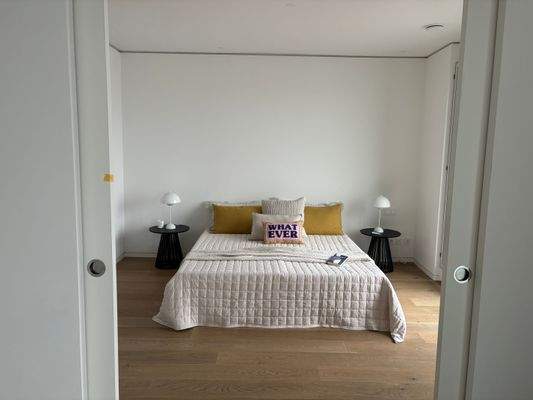 Schlafzimmer mit Schiebetüren