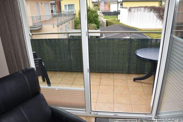 Blick auf den Balkon