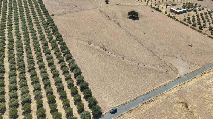 Kreta, Skaloti: Großes Baugrundstück mit Meer- und Bergblick an der Südküste