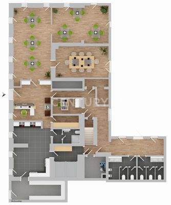 Grundriss Erdgeschoss Restaurant