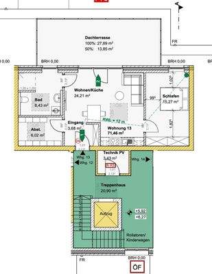 Wohnung und Gemeinschaftsflur