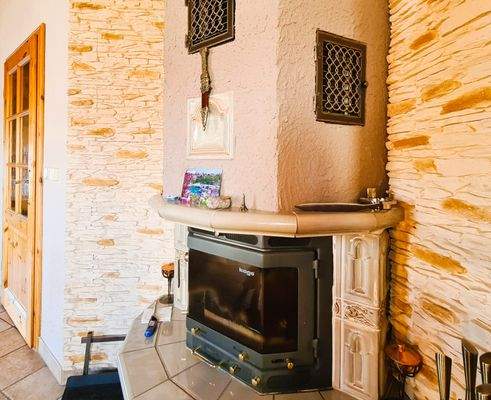 Kamin für gemütliche Stunden