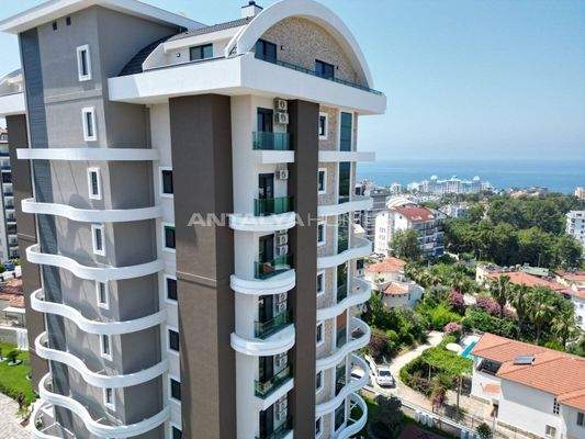 Scenic View Flats 700 M from the Sea in Alanya Avsallar