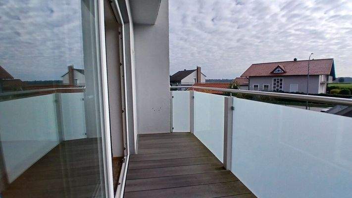 Balkon mit Landschaftsblick