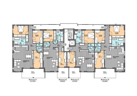 Geschossübersicht 2. OG