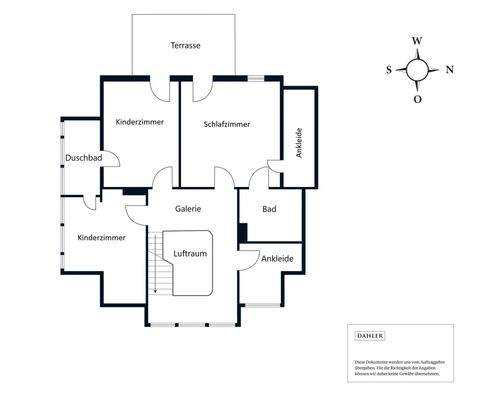 Grundriss Obergeschoss