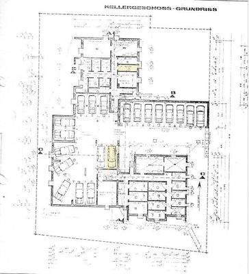 Grundriss Kellerund Stellplatz