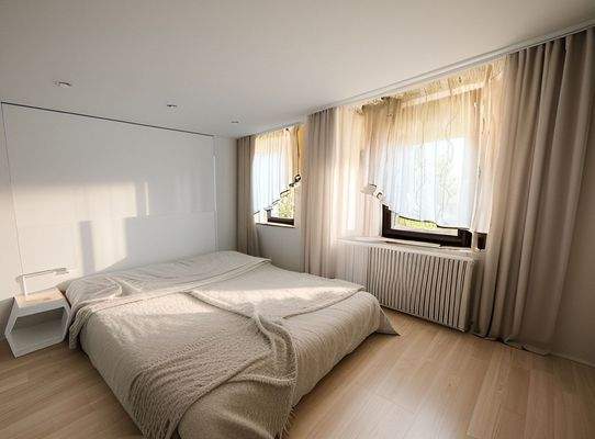 Schlafzimmer-Obergeschoss Homestaging