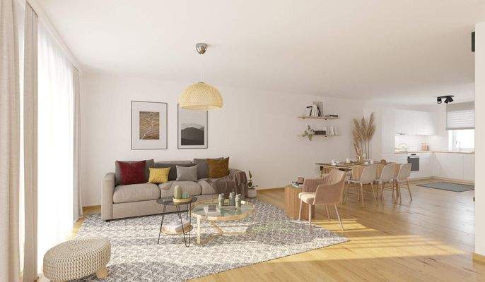 großzügiger Wohnbereich