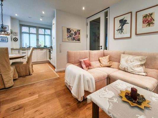 Küche und Wohnbereich