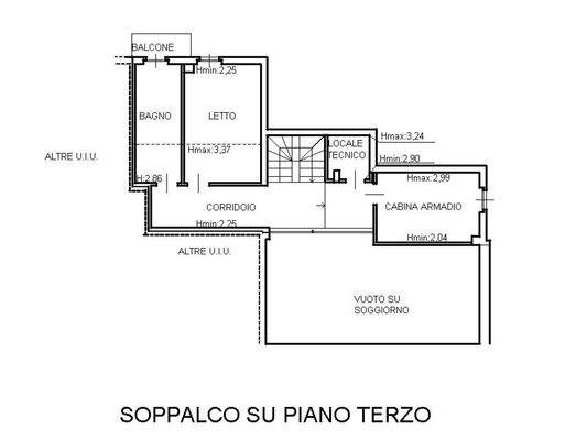 Grundriss oberes Geschoss