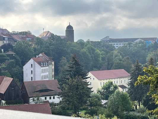 Blick von Friedensbrücke zumn Haus