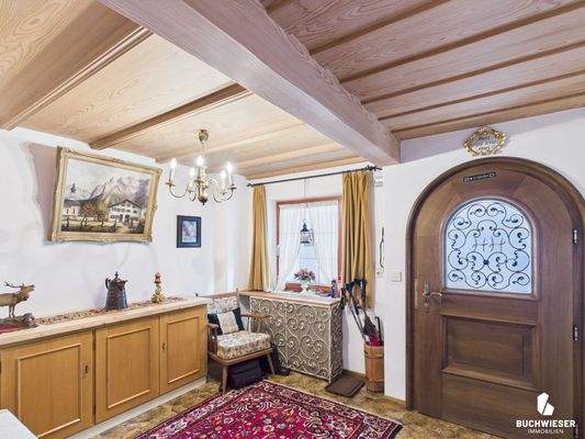 Der gemütliche Eingangsbereich