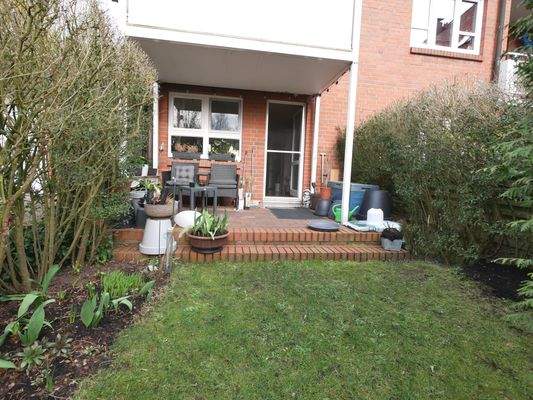 Blick auf die Terrasse