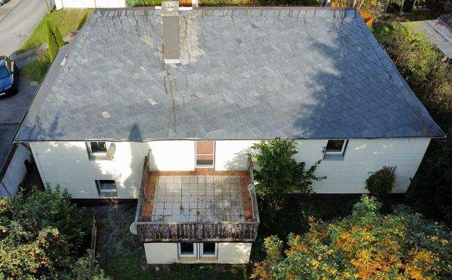 Drohnenfoto Hausrückseite