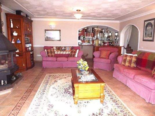 WOHNZIMER MIT BARBEREICH