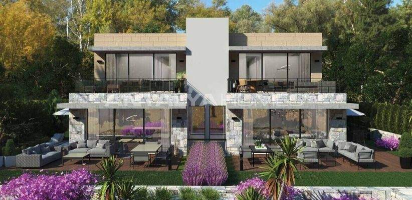 Sea View Real Estate with Private Beach and Pier in Bodrum