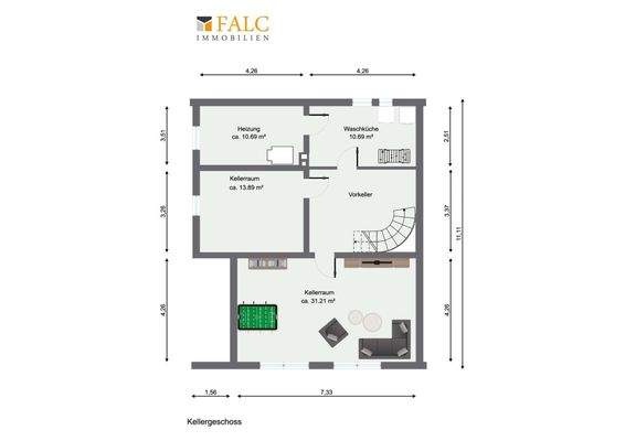 Grundriss Kellergeschoss