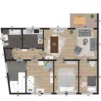 Grundriss Obergeschoss