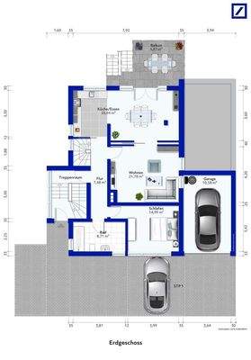 farbiger Grundriss EG