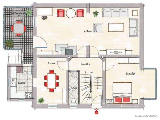 Mehrgenerationenhaus - Erdgeschoss