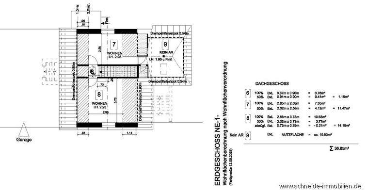 Grundriss Dachgeschoss