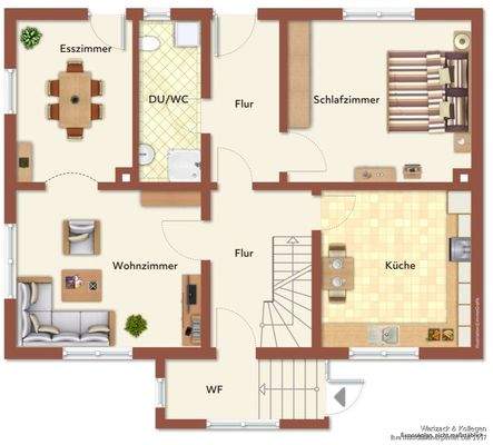 Zweifamilienhaus - Wohnung Erdgeschoss