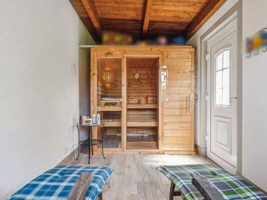 Sauna im Nebengelass