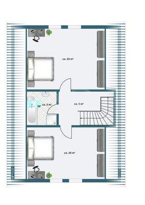 Grundriss Obergeschoss