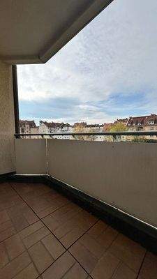 Blick vom ersten Balkon