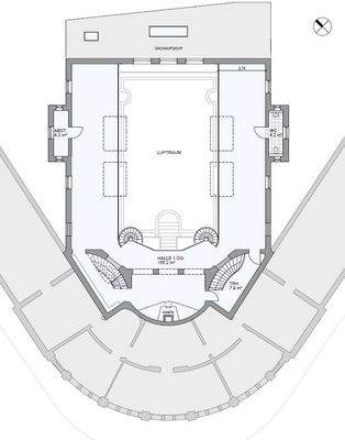 Grundriss 1. OG, ca. 171qm