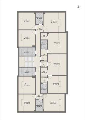 Grundriss Dachgeschoss