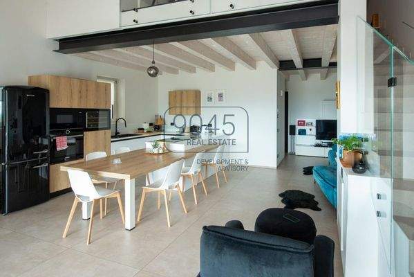 Eckreihenhaus-Villa mit großem Garten in Castion Veronese - Gardasee