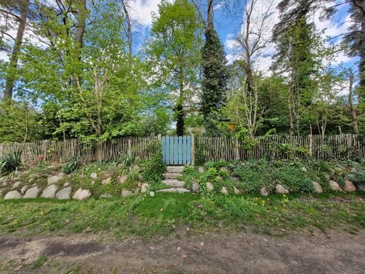 hinterer Gartenausgang für kurze Wege
