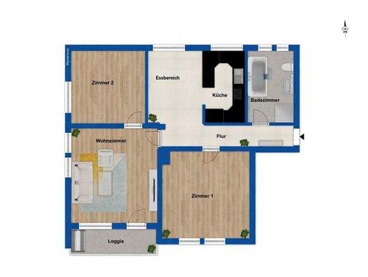 Grundriss 3. Obergeschoss