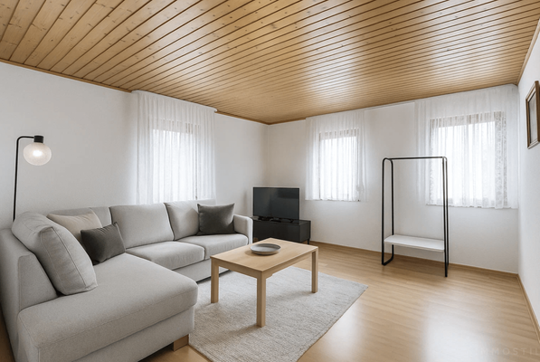 Wohnzimmer - virtuell nachgestellt