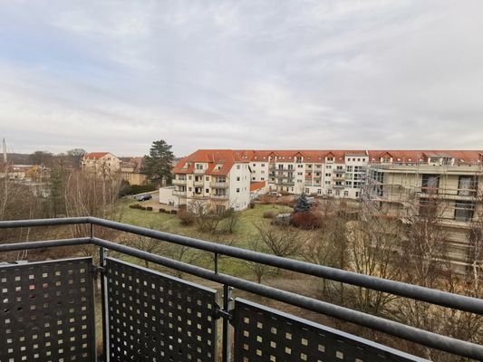 Ausblick Balkon