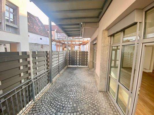 Terrasse mit Sichtschutz