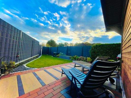 Garten mit Südwest Ausrichtung 