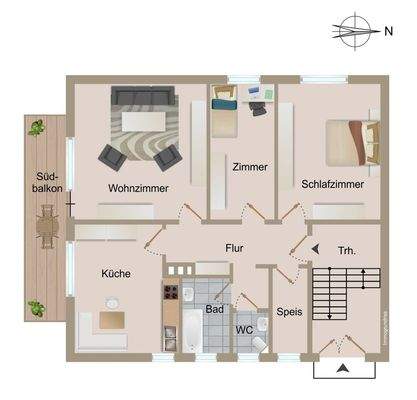 Bestand - Grundriss EG