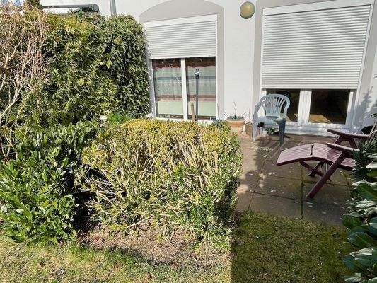 Blickgeschützte Terrasse