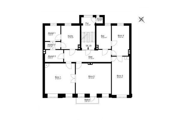 1. Obergeschoss (Wohnung 1)