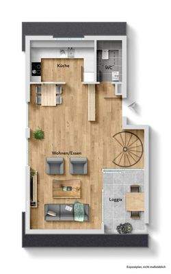 Grundriss Ebene 1