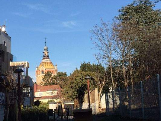 Blick auf Wasserturm