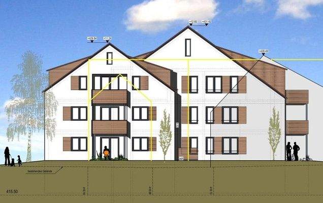 Ansicht Neubau Osten