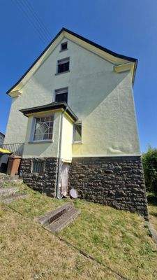 Seiten Ansicht des Hauses