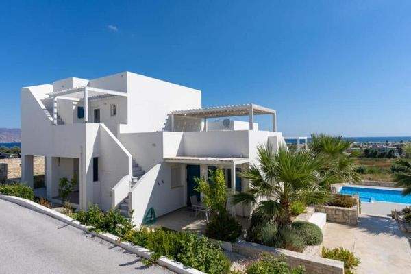 Kreta, Asprouliani: Schönes Haus in toller Anlage mit Meerblick zu verkaufen